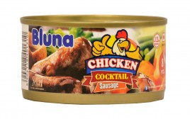Bluna Chicken Cocktail Sausage   Tin  180 grams